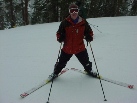 Isaac skiing at Heavenly